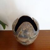 Vase en grès œuf d'allien  1960 vintage - Germany Dumler et Breiden