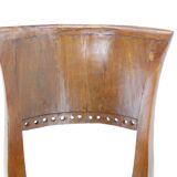 1980s Pair of Solid Teak Chairs, India