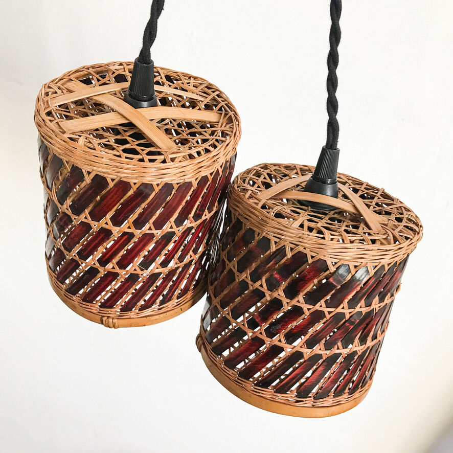 Set of 2 wicker walkers