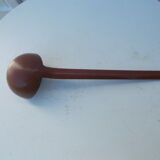 Vintage brown enamelled ladle