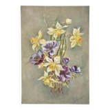 Ancient floral tableau