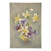 Ancient floral tableau