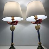 Pair of table lamps Fondica, Pierre Casenove, 1994