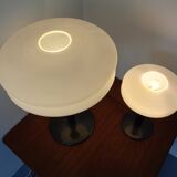 Italian Opal Glass Lamps by Stefano Marcato, Set of 2