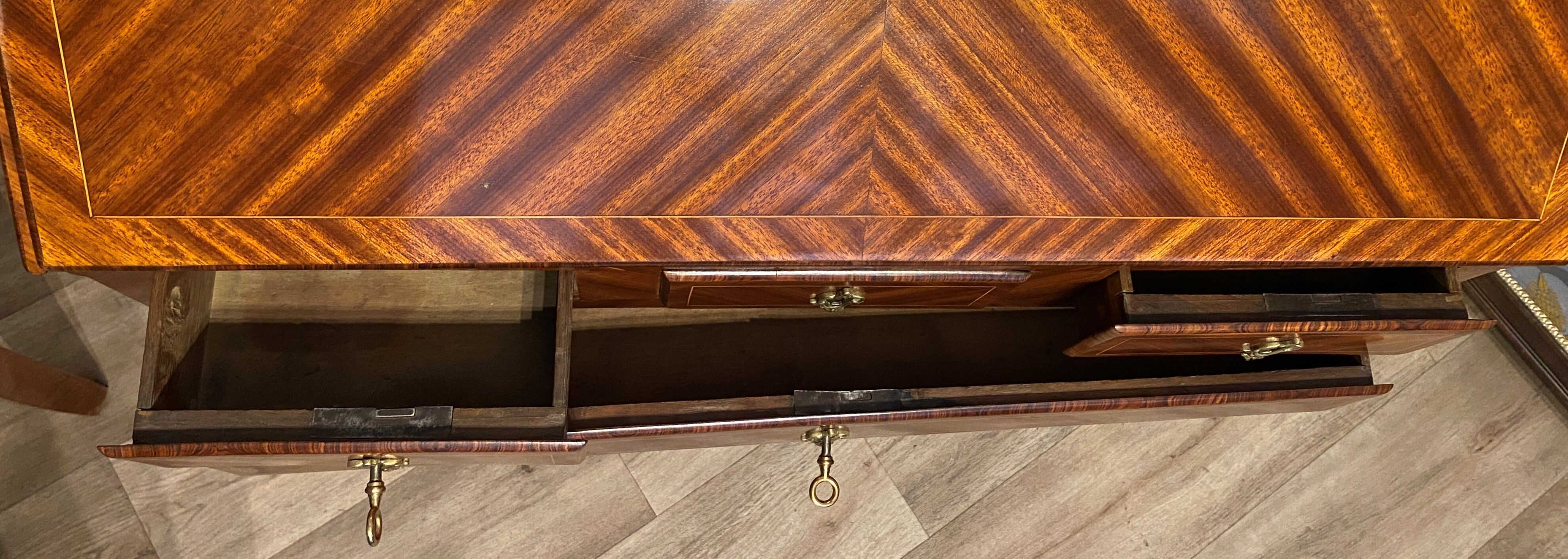 Slope desk marquetry XVIIIth