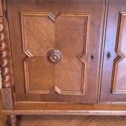 Coffre ou commode en chêne de style espagnol, début du 20e siècle