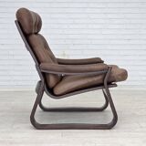 1970s, Danish design by Georg Thams, lounge chair, furniture leather.