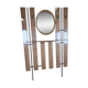 Portemanteau mural avec miroir, années 50