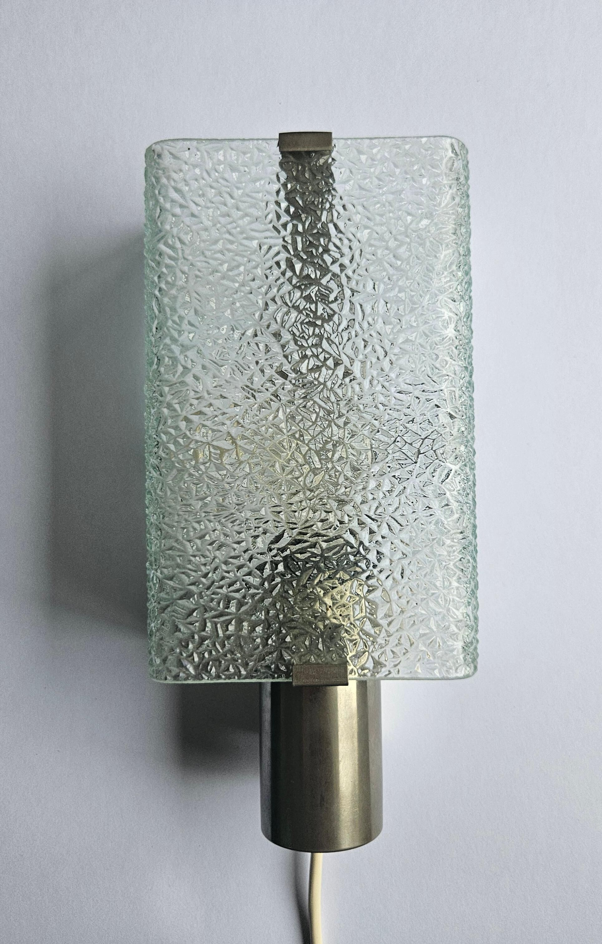 Rare Mid-Century Wall Lamp in the Style of Kalmar, Germany, 1970s