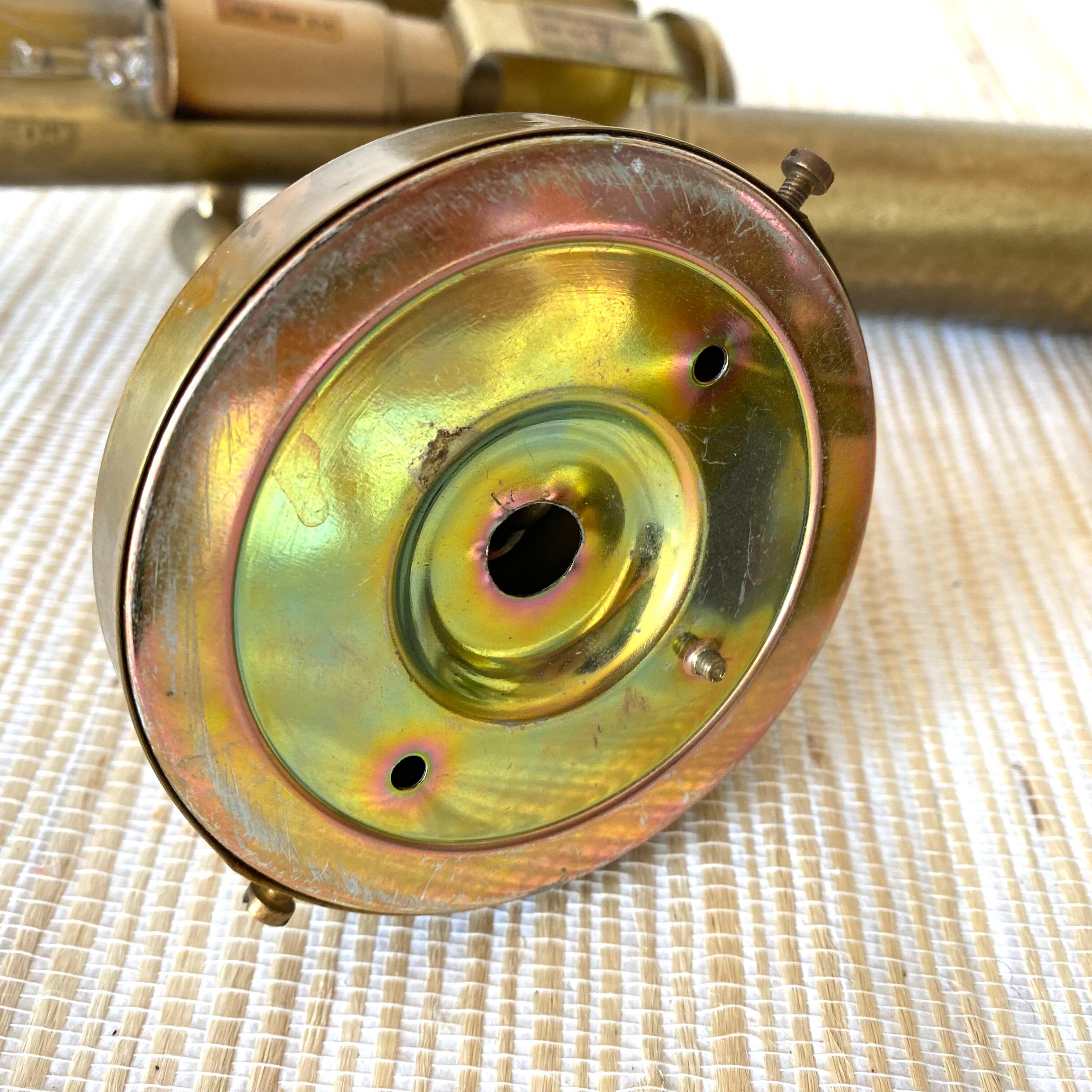 Pair of wall lamps for painting