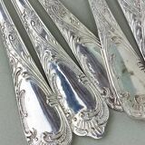 Silverplated cutlery : spoons, forks, teaspoons