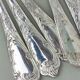 Silverplated cutlery : spoons, forks, teaspoons