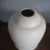 White earthenware vase by the French manufacturer Orchies.