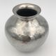 Vase ball in shiny hammered pewter, art deco, signed Chanal - 1910's