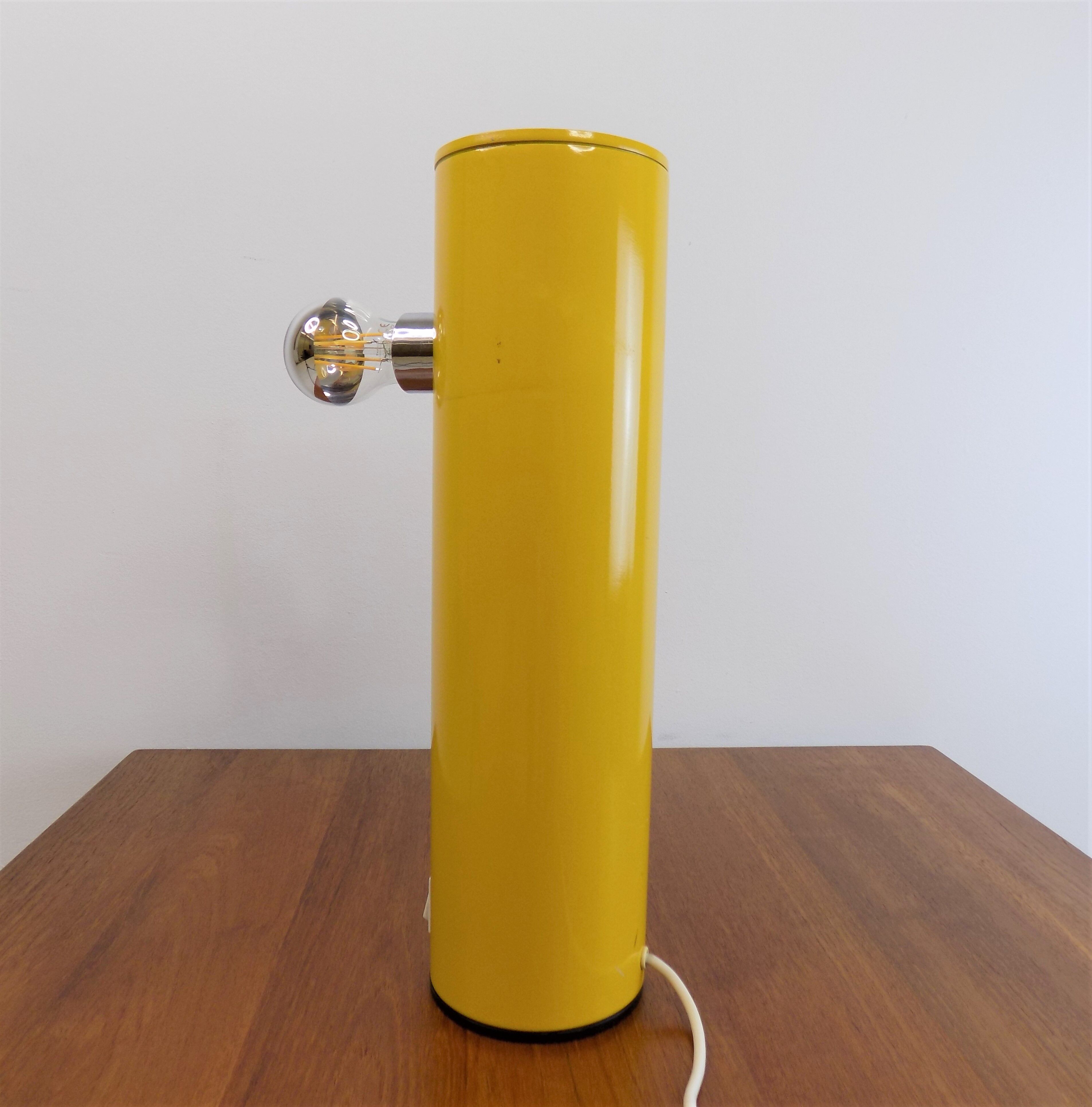Hillebrand table lamp Cylinder 70s