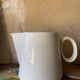White ceramic vase