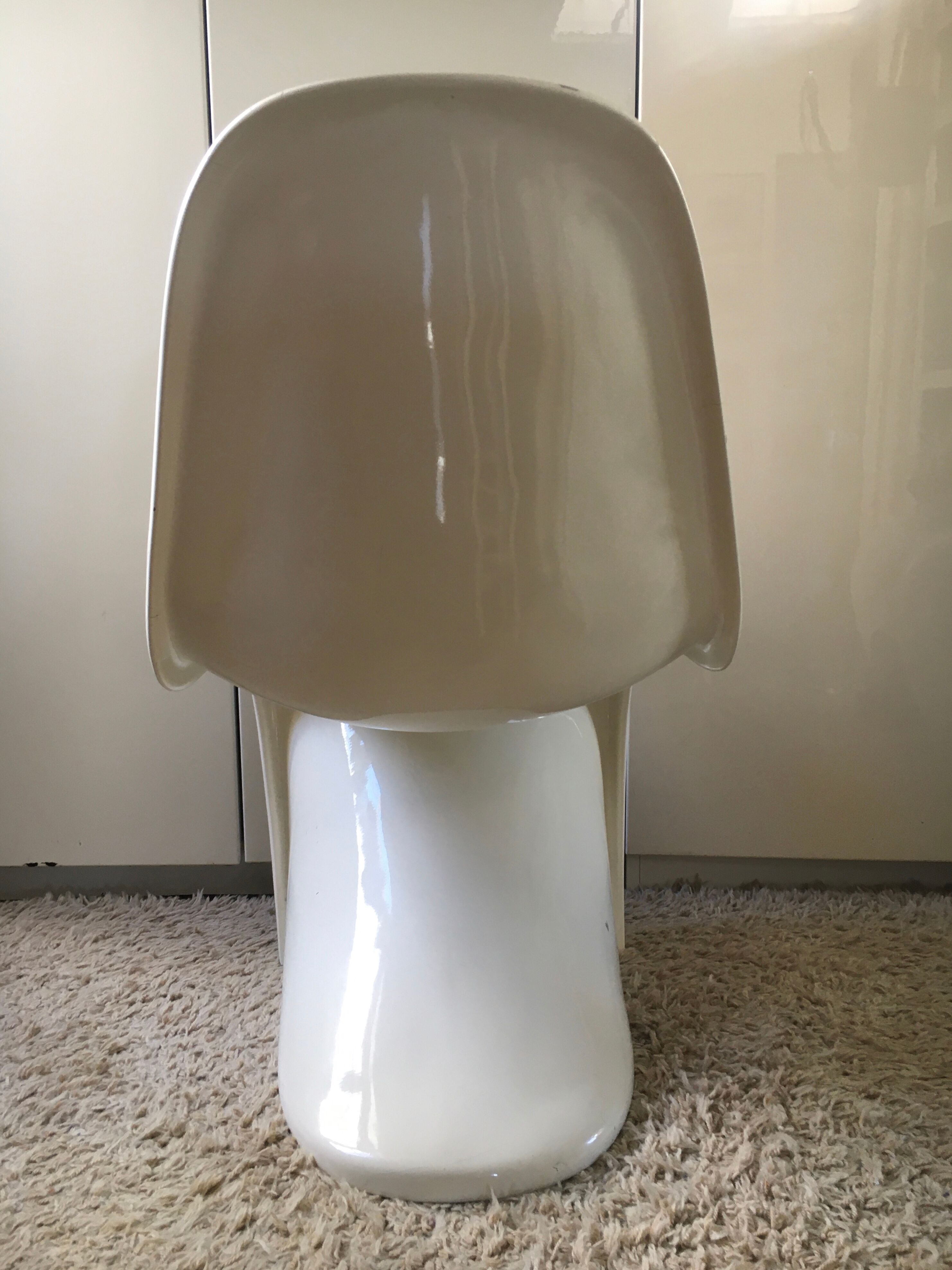 S chair by Verner Panton in fiberglass series 1 1967