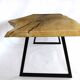 Table monolithe en chêne naturel