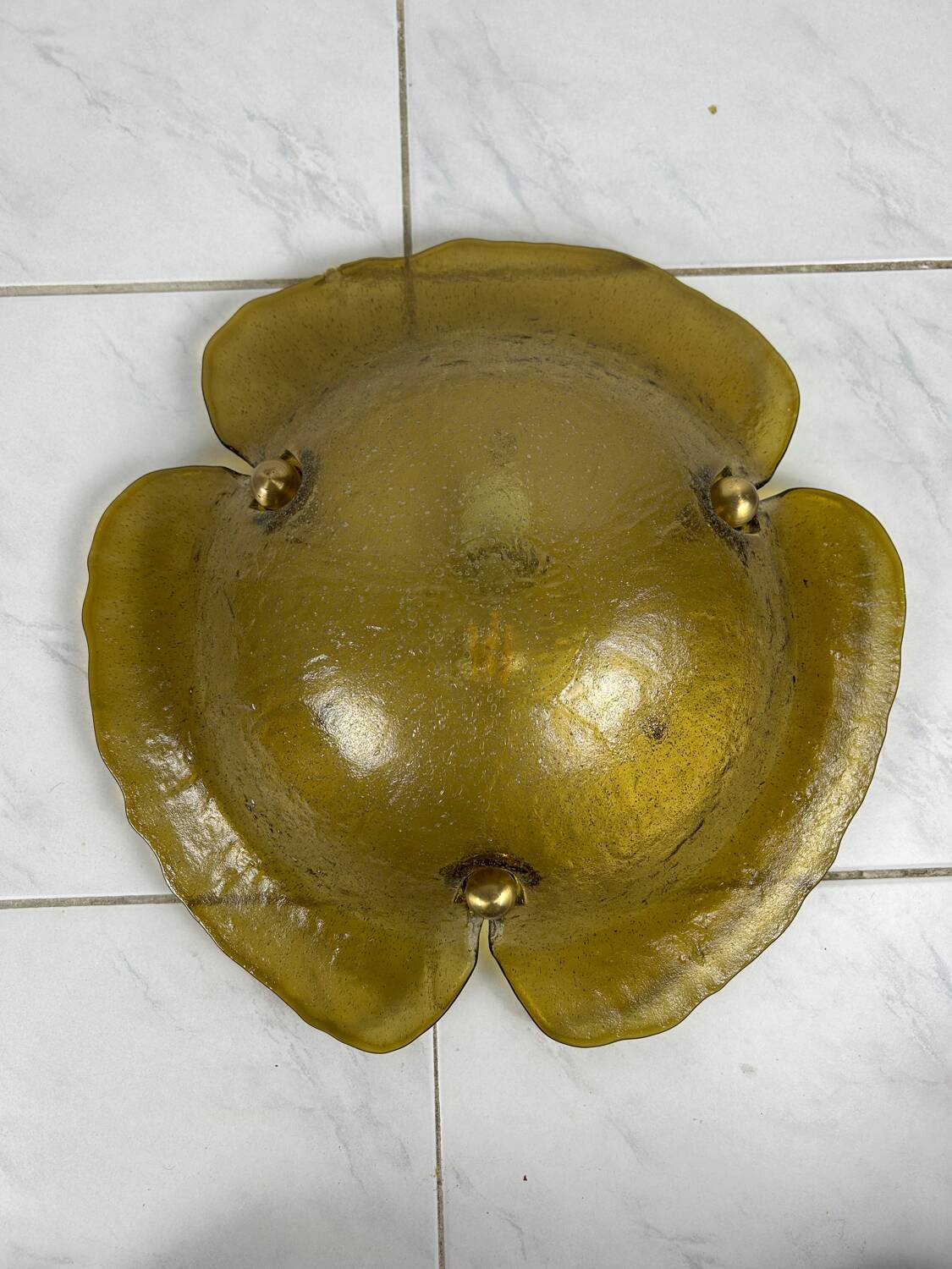 Vintage set of two Peill and Putzler ceiling lamps