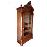 Vitrine en acajou