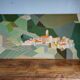 Large format handmade wall tapestry vintage