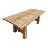 solid oak farmhouse table