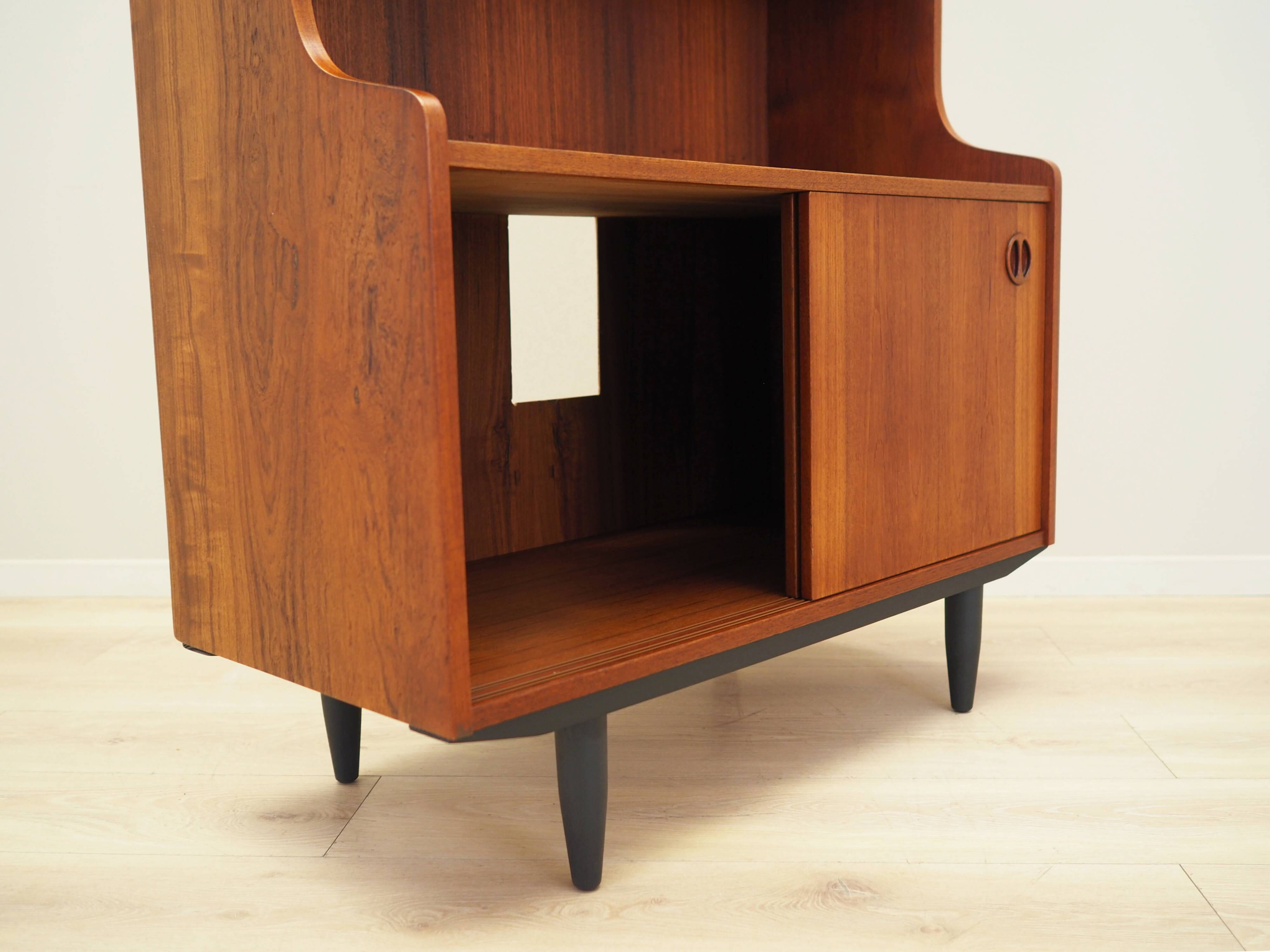 Teak bookcase, Danish design, 1970s, production: Denmark