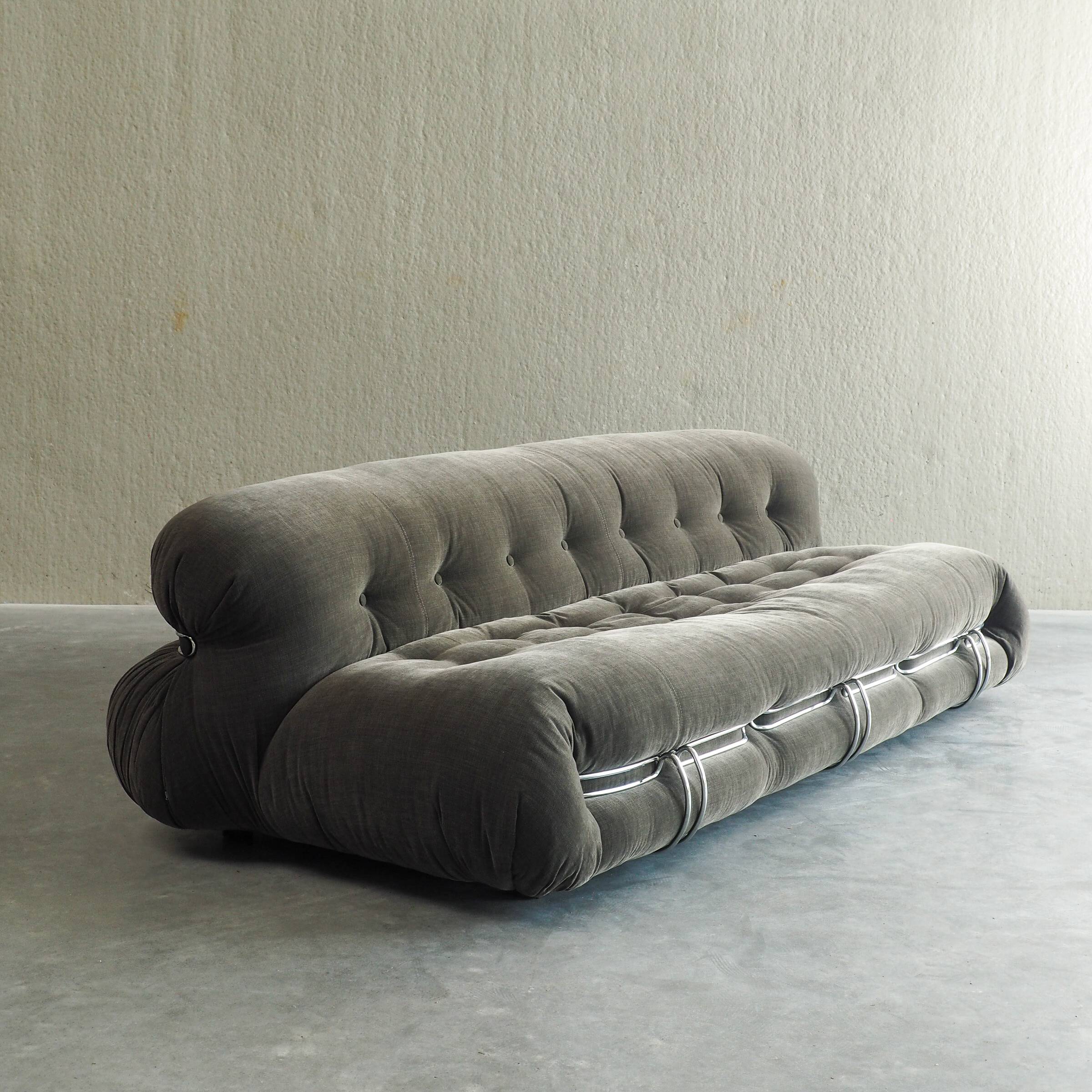 Soriana 3 seater by Afra & Tobia Scarpa for Cassina