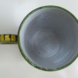 Decorated mug, ceramic