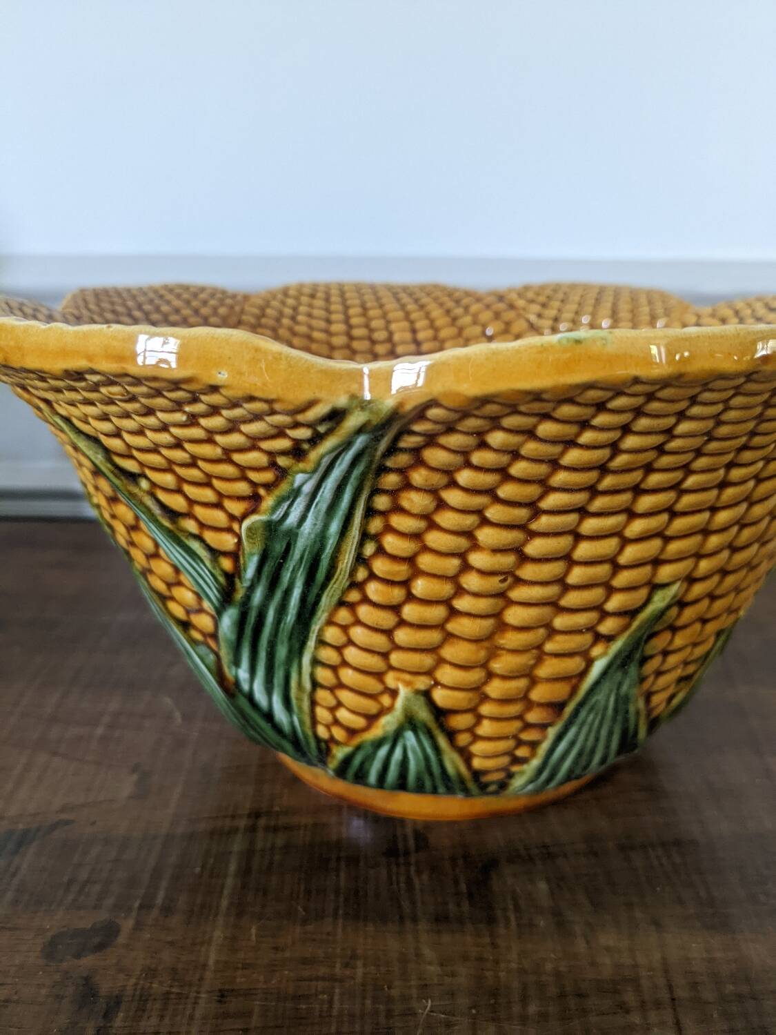 Corn salad bowl in slip