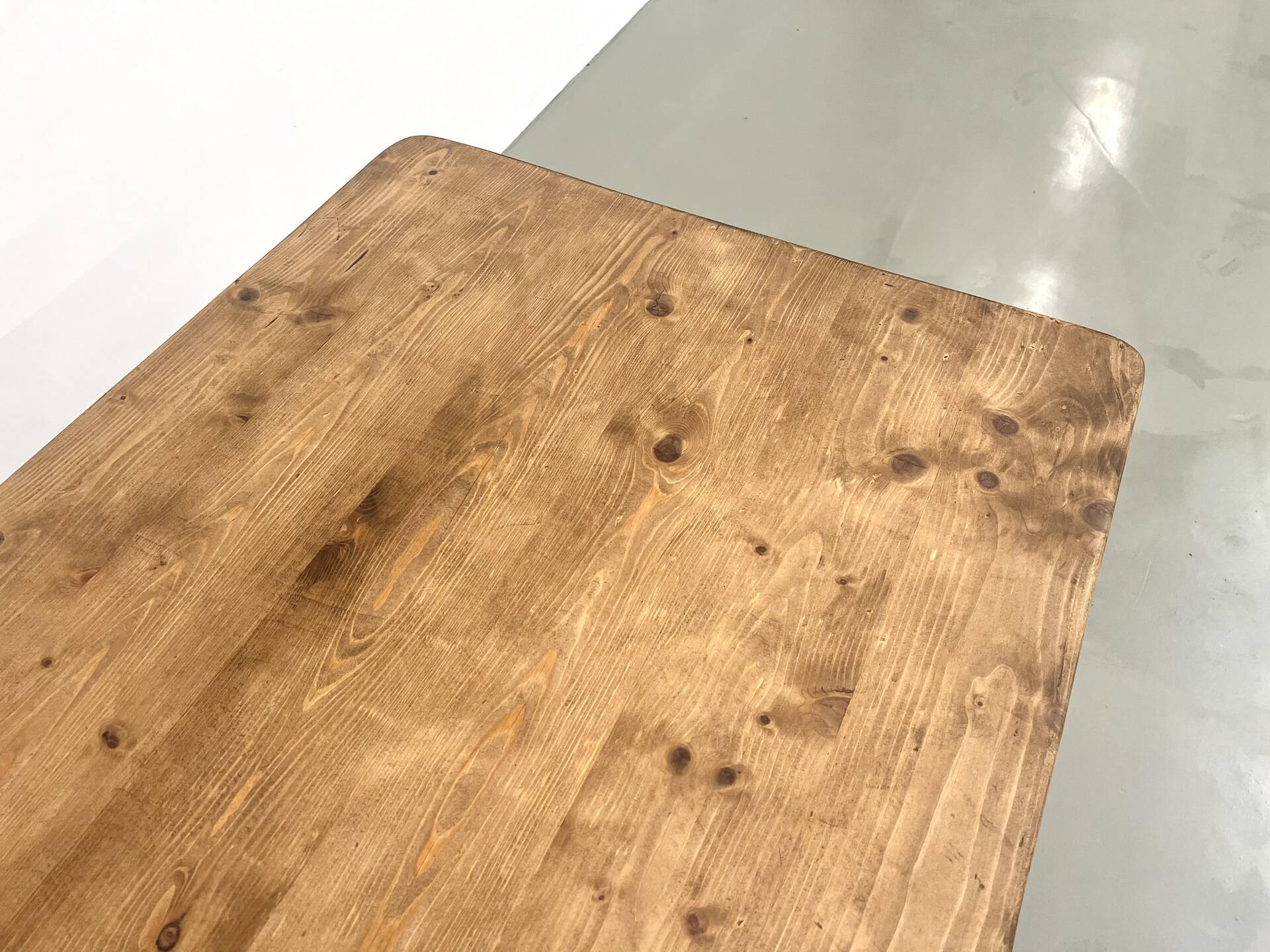 70s pine farmhouse table
