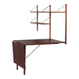 Royal System wall unit with desk by Poul Cadovius for Cado, 1960s – Teak, fold-out