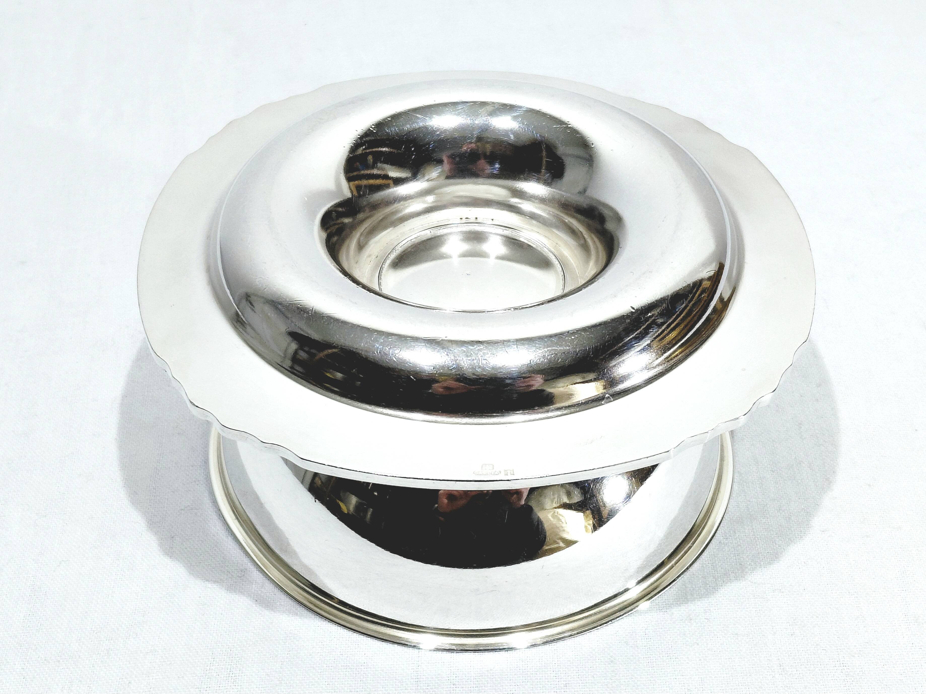 Gallia - silver-plated metal saucepan vendôme model