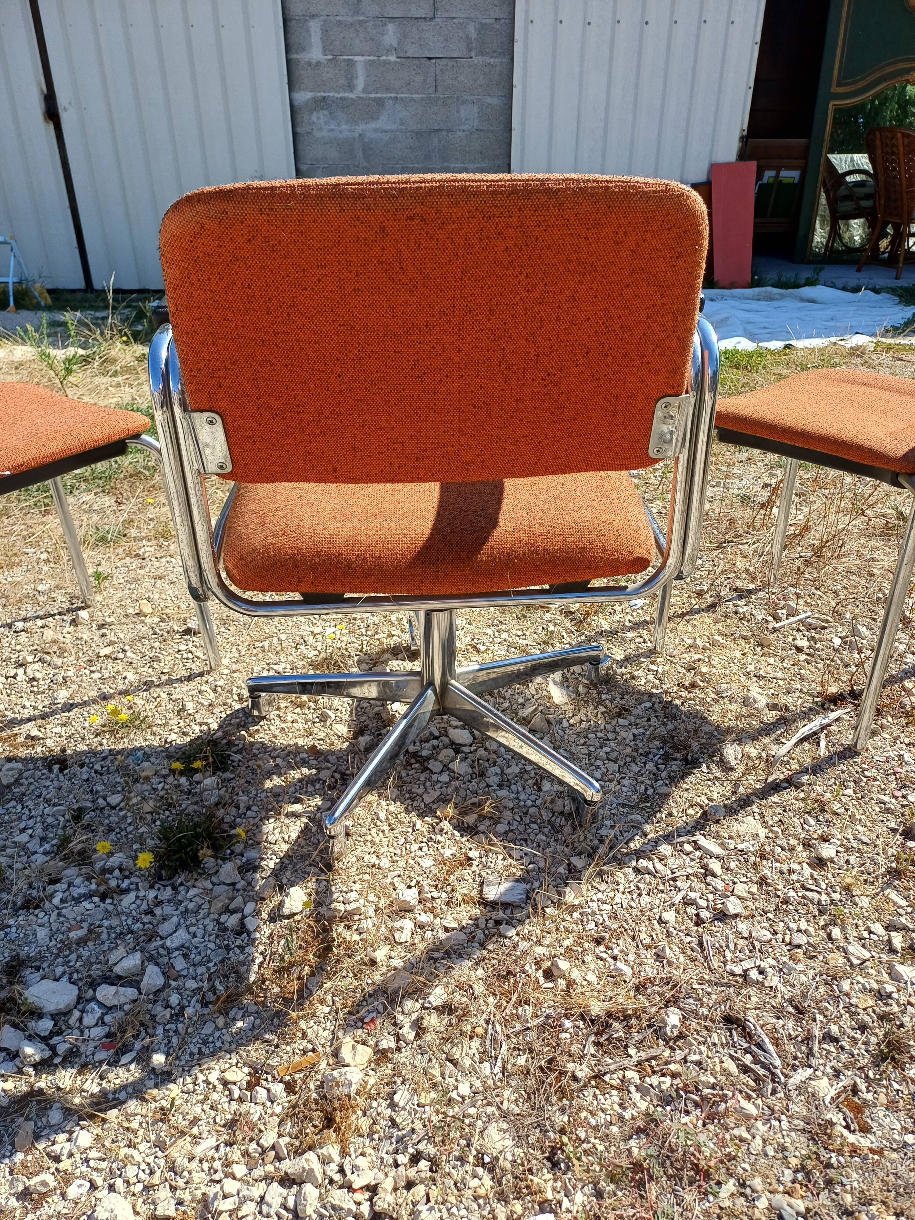 Armchair and 2 vintage chairs eurosit