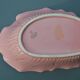 Rose-shaped ceramic bowl/deep plate.