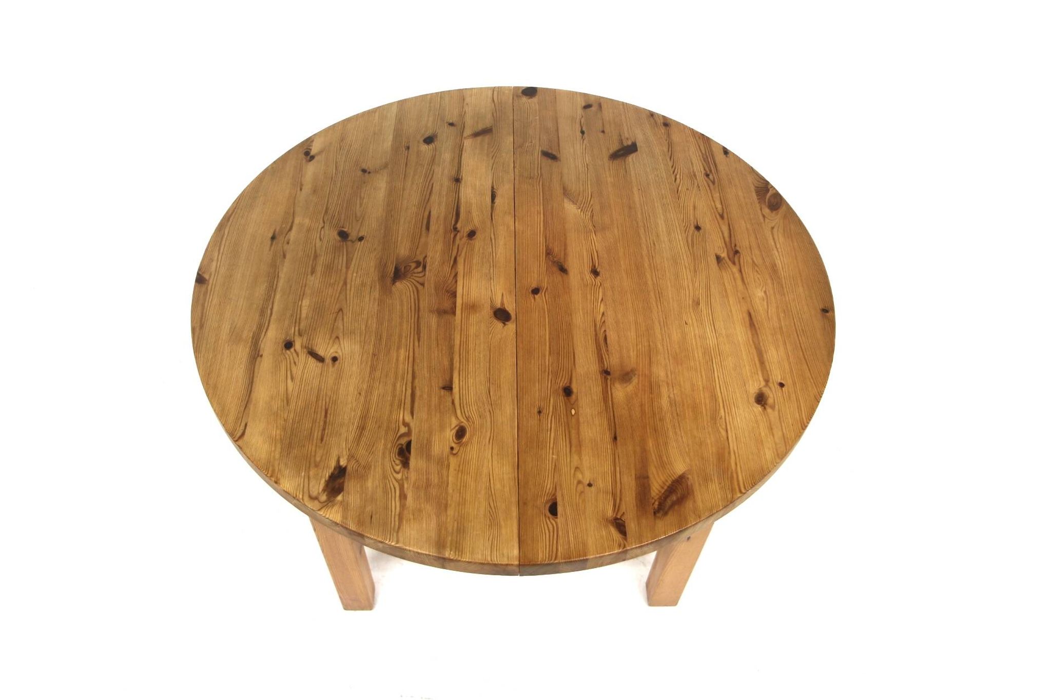 Table de salle à manger scandinave en pin, Suède, 1970