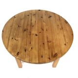 Scandinavian pine dining table, Sweden, 1970s