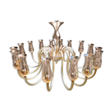 De majo murano sixteen arm chandelier 1950/60
