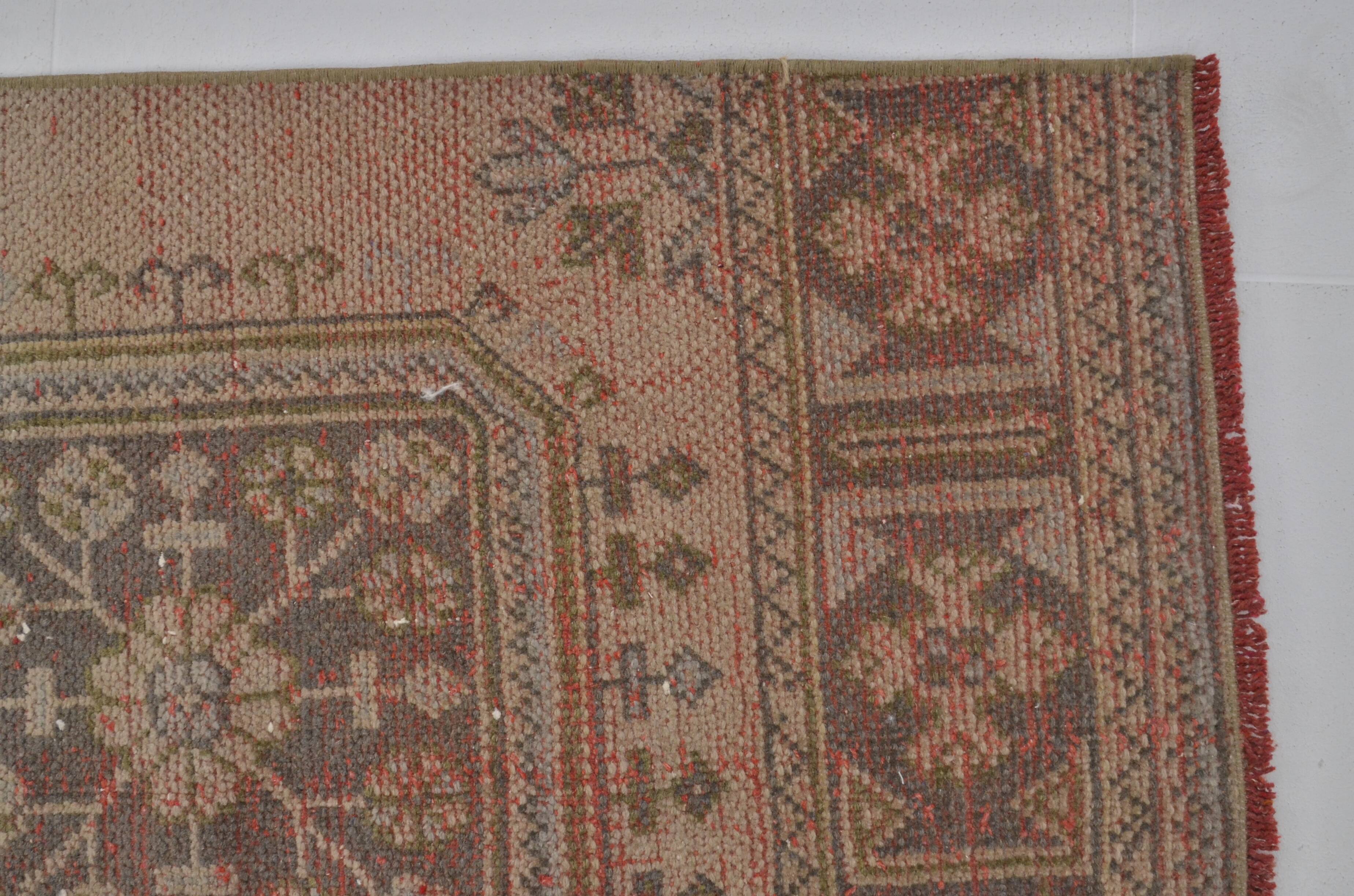 Oushak handmade vintage runner rug sku c112