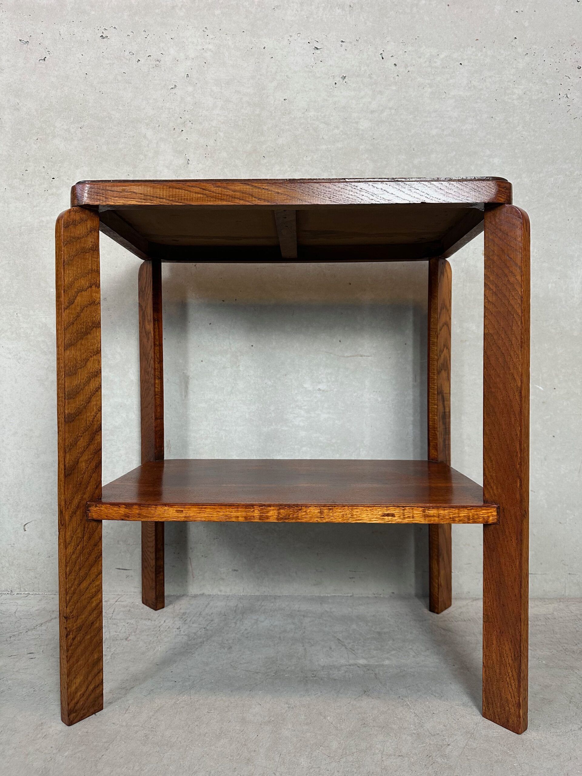 Table d'appoint art déco – chêne