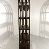 Large dark rattan rack display 1970’s