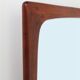 Big mid-century teak mirror / Asbjørn Møbler / Danish modern design / 1960s