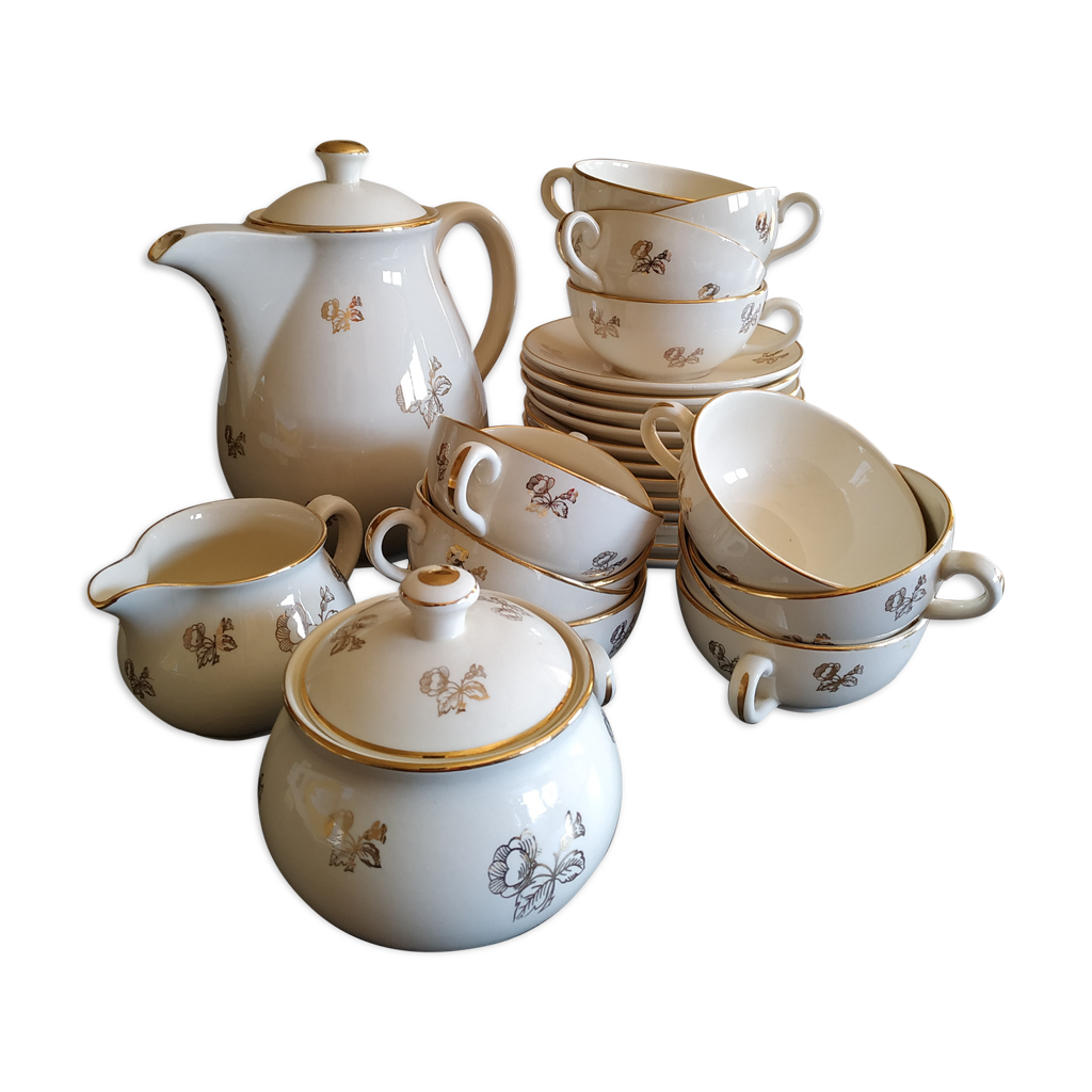 Service à Café Ancien élégant En Métal Argenté – 3 Pièces, D'occasion, Origine France