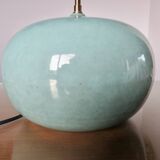 Ceramic and brass lamp
