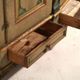 Antique baroque wardrobe painted in pine – Austro-Hungarian Empire, Year 1794