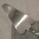Silver-plated metal pie server by Christofle, America, 26.3cm