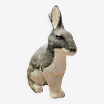 Paper mache toy rabbit