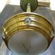 1900 suspension in brass and chiseled glass