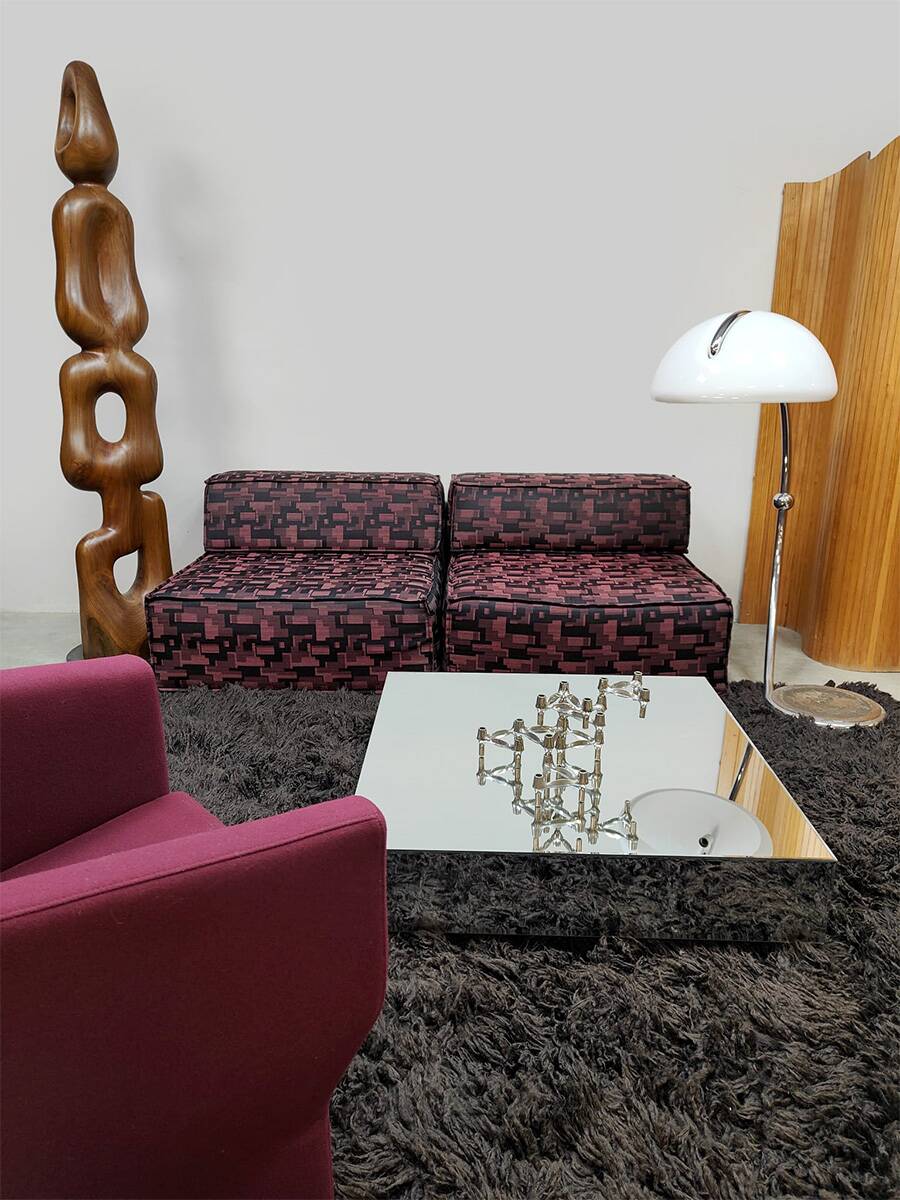Canapé modulaire au design vintage Cor 'Trio' Team Form AG 'Graphic dessin'