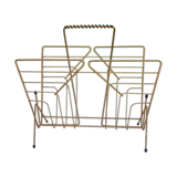 Vintage vinyl magazine rack